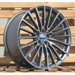 R21x8.5 5X112 ET 25 66.6 B5569 (IN0419) Grey Polished (MG) For BMW (Z5) (Front+Rear)