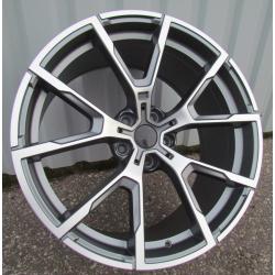 R19x9 5X120 ET 38 72.6 B5601 Grey Polished Half Matt (MGHM) For BMW (K2) ((AKC 90 Eur))