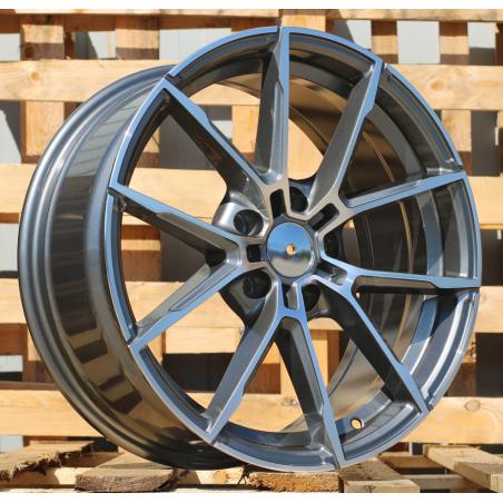 R17x7.5 5X112 ET 27 66.6 B5601 (D1740) Grey Polished (MG) For BMW (Z1)