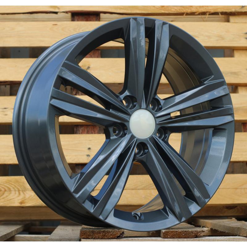 R17x7 5X112 ET 45 57.1 B5619 Gun Metal (GM) For VW (L1) R17x7 5X112 ET 45 57.1 B5619 Gun Metal (GM) For VW (L1)