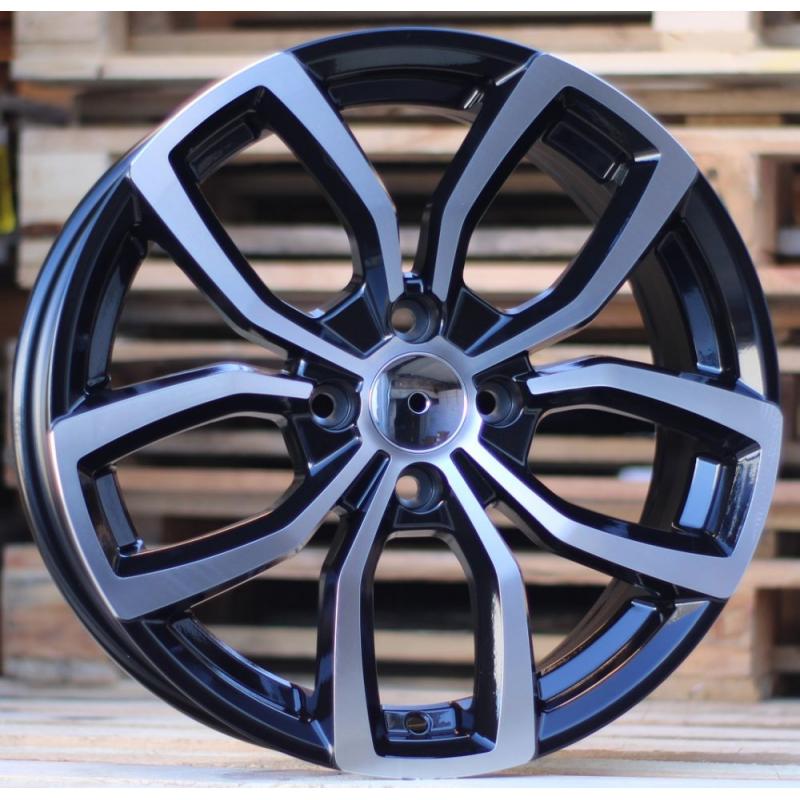 R16x6.5 4X100 ET 38 60.1 B5711 Black Polished (MB) For RENAU (L3) R16x6.5 4X100 ET 38 60.1 B5711 Black Polished (MB) For RENAU (L3)