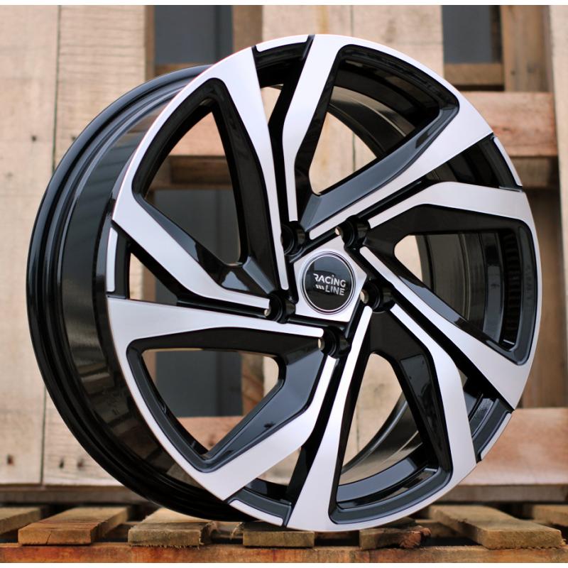 R17x7 4X100 ET 44 60.1 B5762 Black Polished (MB) For RENAU (K2) R17x7 4X100 ET 44 60.1 B5762 Black Polished (MB) For RENAU (K2)