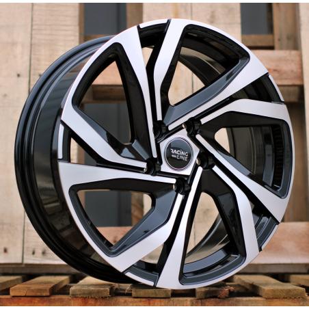 R17x7 4X100 ET 37 60.1 B5762 Black Polished (MB) For RENAU (K2)