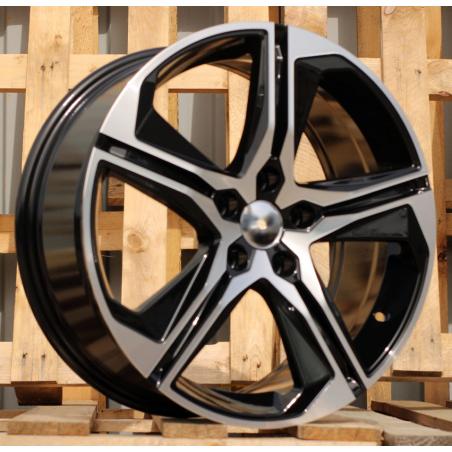 R18x7.5 5X112 ET 46 57.1 B5817 Black Polished (MB) For SEAT (L5)