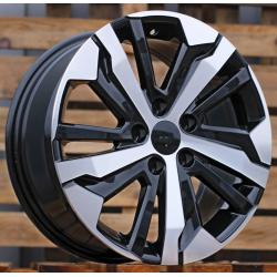 R16x7 5X108 ET 44 65.1 B5837 Black Polished (MB) For PEUG (R+K4)