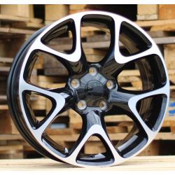 R18x7.5 5X115 ET 41 70.1 E236 (XF076) Black Polished (MB) For OPEL (K4)