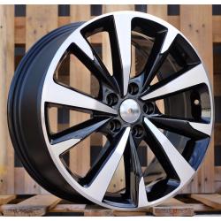 R18x7.5 5X112 ET 46 57.1 B5869 Black Polished (MB) For SEAT (K2)
