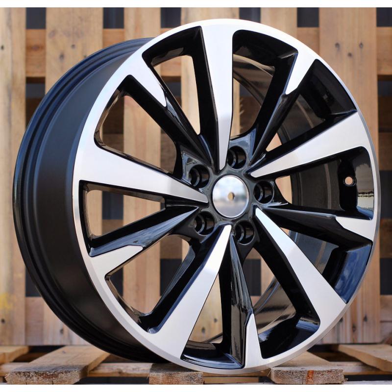 R18x7.5 5X112 ET 46 57.1 B5869 Black Polished (MB) For SEAT (K2) R18x7.5 5X112 ET 46 57.1 B5869 Black Polished (MB) For SEAT (K2)