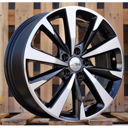 R18x7.5 5X112 ET 46 57.1 B5869 Black Polished (MB) For SEAT (K2)