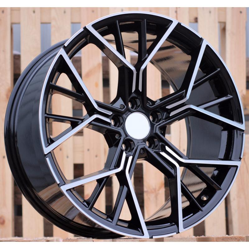 R19x8 5X120 ET 33 72.6 A5602 (IN0316) Black Polished (MB) For BMW (P2) (Rear+Front) R19x8 5X120 ET 33 72.6 A5602 (IN0316) Black Polished (MB) For BMW (P2) (Rear+Front)