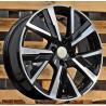 R15x6.5 4X108 ET 32 65.1 B5906 (LU2386) Black Polished (MB) For PEUG (P1) (Carved Spokes)