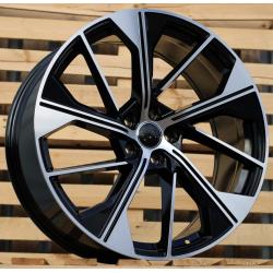 R21x8.5 5X112 ET 34 66.5 B5907 Black Polished (MB) For AUD (K4) (NEW MODEL)