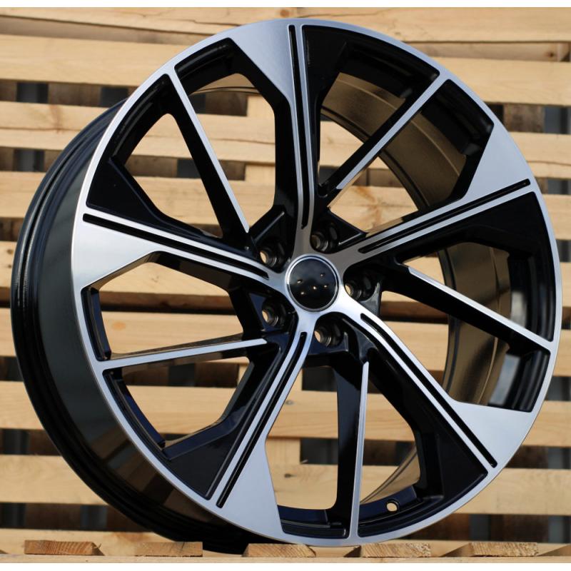R21x8.5 5X112 ET 34 66.5 B5907 Black Polished (MB) For AUD (K4) (NEW MODEL) R21x8.5 5X112 ET 34 66.5 B5907 Black Polished (MB) For AUD (K4) (NEW MODEL)