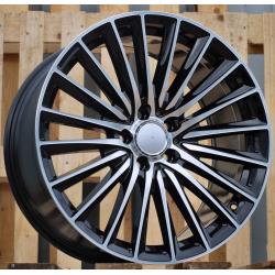 R18x8 5X112 ET 45 66.6 B5909 Black Polished (MB) For MER (R+K4) ())