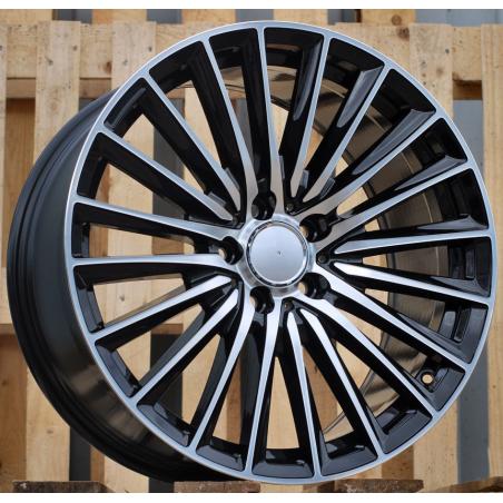 R18x8 5X112 ET 45 66.6 B5909 Black Polished (MB) For MER (R+K4) ())