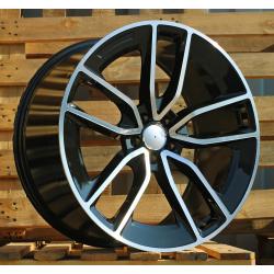 R22x10 5X112 ET 46 66.6 B5949 Black Polished (MB) For MER (P+P2) (New GLS/GLE (Rear+Front))