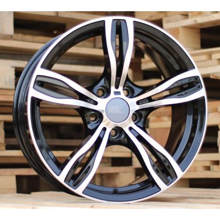 R18x8 5X120 ET 20 74.1 E492 (BY941) Black Polished (MB) For BMW (Z1)