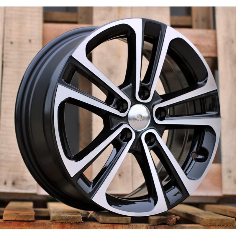 R16x6.5 5X108 ET 47 65.1 B5959 Black Polished (MB) For CITRO (K2) (HYBRID FORGED) R16x6.5 5X108 ET 47 65.1 B5959 Black Polished (MB) For CITRO (K2) (HYBRID FORGED)