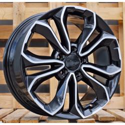 R18x7.5 5X114.3 ET 45 64.1 B5961 Black Polished (MB) For HOND (K2)