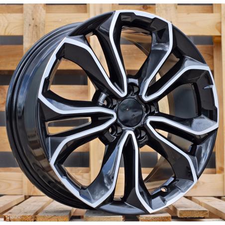 R18x7.5 5X114.3 ET 45 64.1 B5961 Black Polished (MB) For HOND (K2)