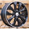 R17x7 5X112 ET 40 57.1 B5970 Black+Polished Lip (BLPL) For SKODA (K2)