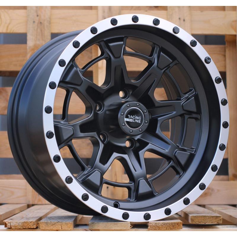 R17x9 5X127 ET M6 78.1 B5995 Black Half Matt+Polished Lip (BLHMPL) For 4X4 (R+P) R17x9 5X127 ET M6 78.1 B5995 Black Half Matt+Polished Lip (BLHMPL) For 4X4 (R+P)