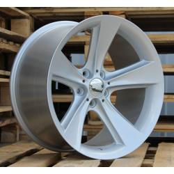 R19x10 5X120 ET 14 74.1 BK086 Silver Shining (SS) For BMW (K2+P+K4) (Rear+Front)