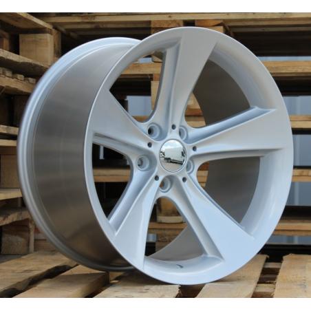 R19x10 5X120 ET 14 74.1 BK086 Silver Shining (SS) For BMW (K2+P+K4) (Rear+Front)