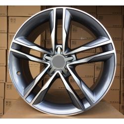 R18x8 5X112 ET 39 66.5 BK114 Grey Polished+Powder Coating (MGPC) For AUD (P)