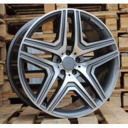 R19x8.5 5X112 ET 43 66.6 BK206 (XF759) Grey Polished (MG) For MER (P1)