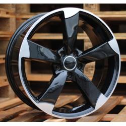 R19x8.5 5X112 ET 30 66.5 BK217 (BY939) Black Polished (MB) For AUD (Z2)