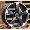 R18x8.5 5X112 ET 45 66.5 BK217 (BY939) Black Polished Half Matt (MBHM) For AUD (P+P1+K7)