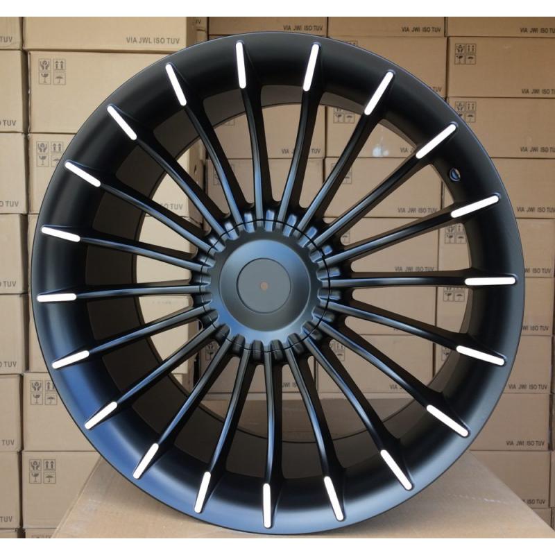 R19x9.5 5X120 ET 20 74.1 BK273 Black Polished Half Matt (MBHM) For BMW (N2) (Rear+Front) R19x9.5 5X120 ET 20 74.1 BK273 Black Polished Half Matt (MBHM) For BMW (N2) (Rear+Front)