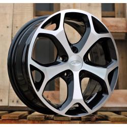 R14x6 4X108 ET 35 63.4 BK386 Black Polished (MB) For FORD (K2)