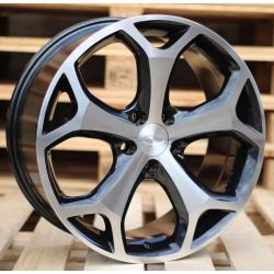 R15x6.5 4X108 ET 47.5 63.4 BK386 Black Polished (MB) For FORD (R)