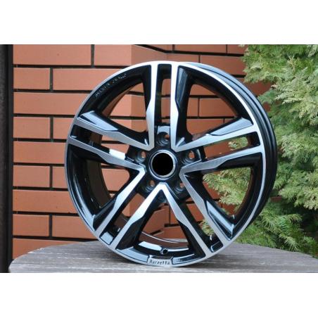 R17x7.5 5X118 ET 45 71.1 BK424 Black Polished (MB) For OPEL (D2) (4x4 (max 1250kg))