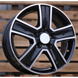 R16x6.5 5X120 ET 45 65.1 BK473 Black Polished (MB) For VW (P2+R) (4x4 (max 1250kg))