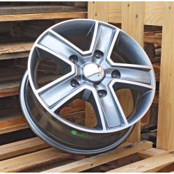 R16x6.5 5X160 ET 58 65.1 BK473 Grey Polished+Powder Coating (MGPC) For FORD (K2) (4x4 (max 1250kg))