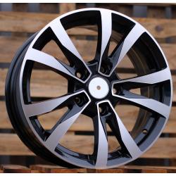 R16x6.5 5X114.3 ET 42 67.1 BK533 Black Polished (MB) For RACIN (K2)
