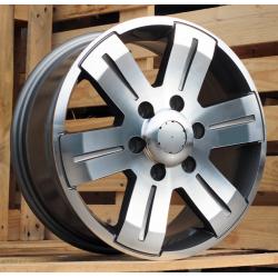 R16x7 6X130 ET 55 84.1 BK562 Grey Polished (MG) For MER (R) ((max 1400kg))