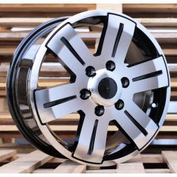 R16x7 6X130 ET 55 84.1 BK562 Black Polished (MB) For MER (D5+D3+R) ((max 1400kg))