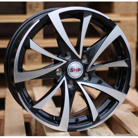 R15x6.5 4X100 ET 40 60.1 BK575 Black Polished (MB) For RACIN (K2)