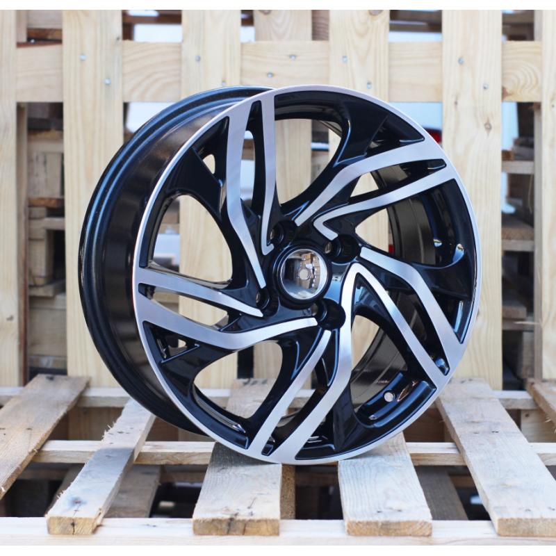 R16x7 4X108 ET 25 65.1 BK607 Black Polished (MB) For CITRO (D5+P) R16x7 4X108 ET 25 65.1 BK607 Black Polished (MB) For CITRO (D5+P)