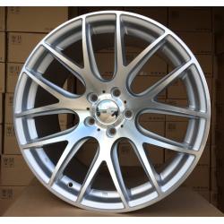 R19x9.5 5X120 ET 38 72.6 BK663 Polished Silver (MS) For BMW (K4+P) (Rear+Front)