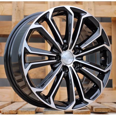 R17x7 5X114.3 ET 45 60.1 BK667 Black Polished (MB) For TOYOT (R)