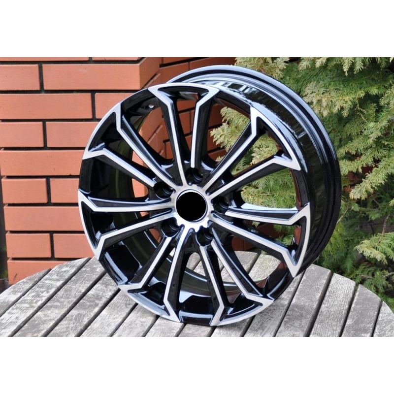 R15x6 5X114.3 ET 40 60.1 BK667 (XF069) Black Polished (MB) For TOYOT (P2) R15x6 5X114.3 ET 40 60.1 BK667 (XF069) Black Polished (MB) For TOYOT (P2)