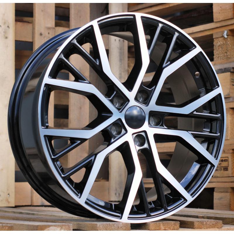 R18x8 5X112 ET 40 57.1 BK713 Black Polished (MB) For VW (D1+K4) R18x8 5X112 ET 40 57.1 BK713 Black Polished (MB) For VW (D1+K4)