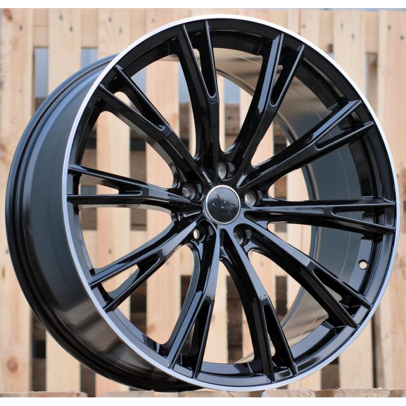 R21x9 5X112 ET 30 66.5 H5060 (INSA001/ATB) Black+Polished Lip (BLPL) For AUD (ABT Style) R21x9 5X112 ET 30 66.5 H5060 (INSA001/ATB) Black+Polished Lip (BLPL) For AUD (ABT Style)