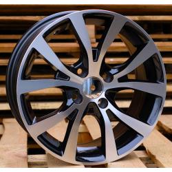R15x6.5 4X100 ET 40 54.1 BK715 Black Polished (MB) For HYUND (R)