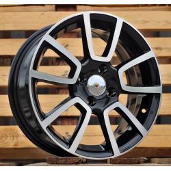R15x6 4X98 ET 35 58.1 BK746 Black Polished (MB) For FIAT (R)